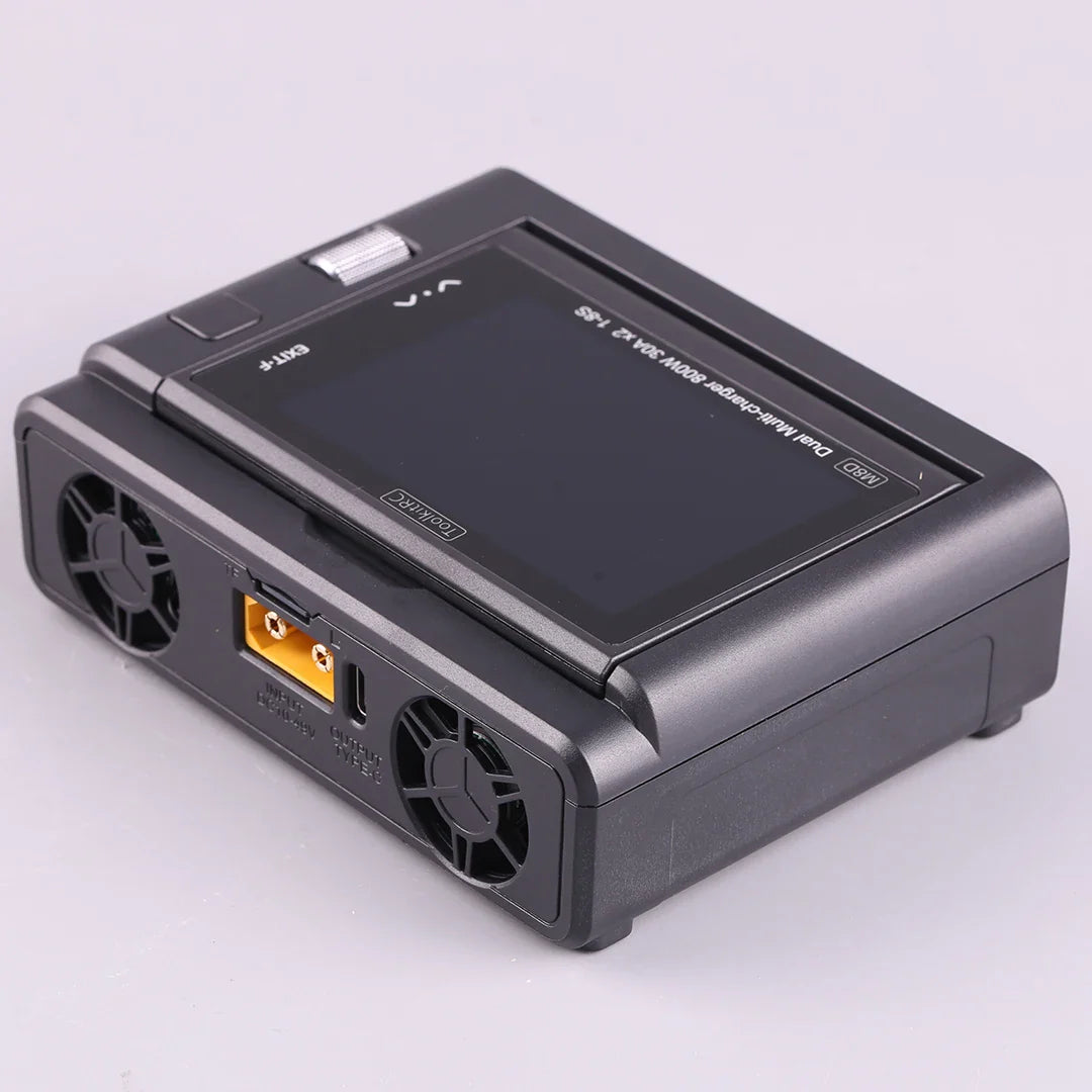 1600W Dual Channel Touchscreen RC Battery Charger 50A