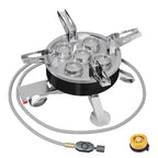 Portable 11800W Camping Stove High Power Foldable Gas Burner for Outdoor Cooking & BBQ