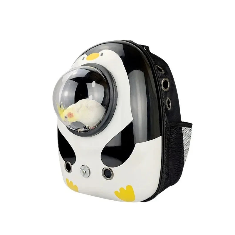 Breathable Space Capsule Bird Carrier Backpack for Outdoor Travel