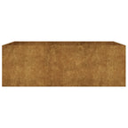 Corten Steel Outdoor Raised Garden Bed 120x80x40cm – Heavy Duty, Rust Look