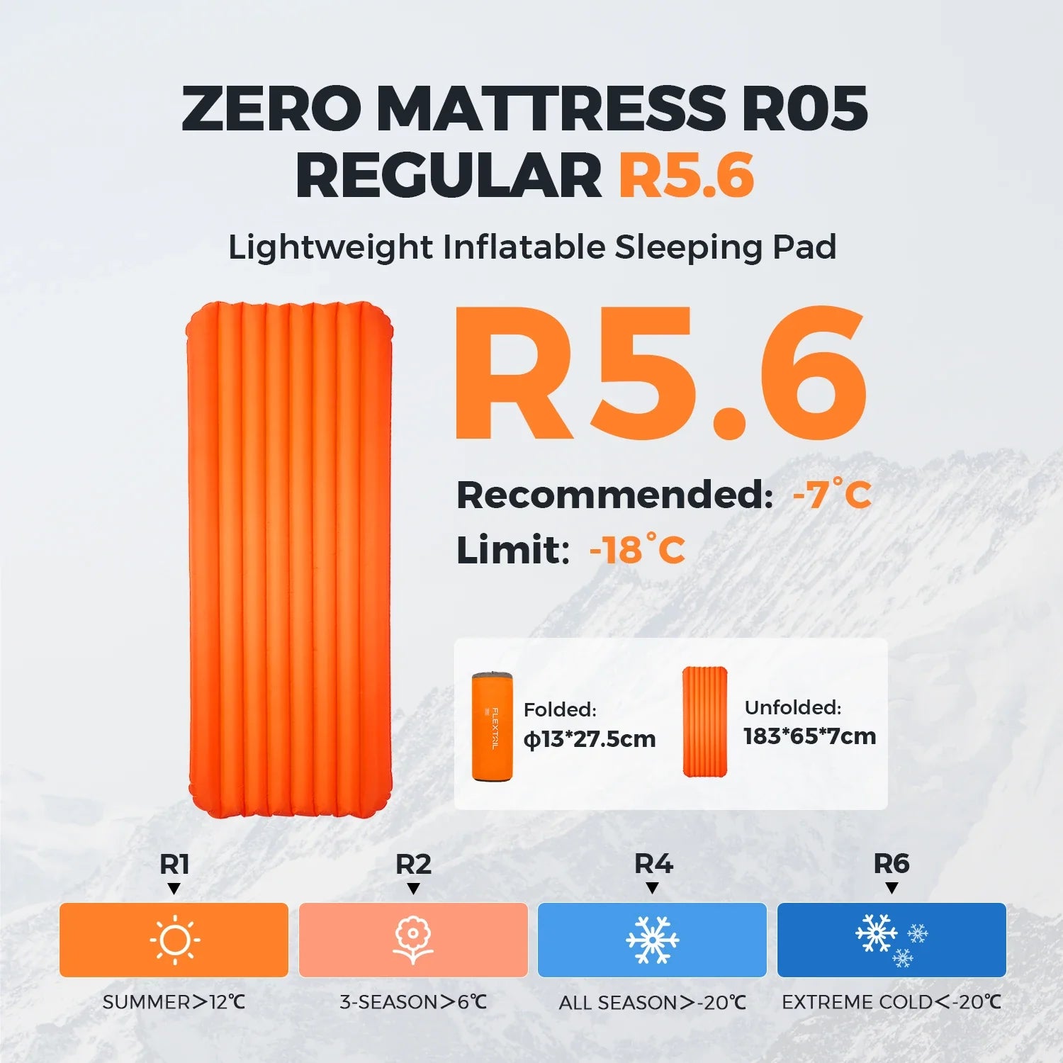 Lightweight Outdoor Sleeping Mat for Cold Weather Camping