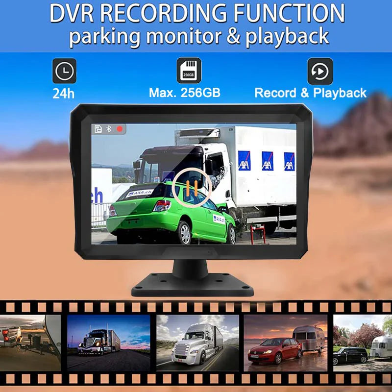 10.1” 6-Channel Vehicle Camera Monitor System with Backup