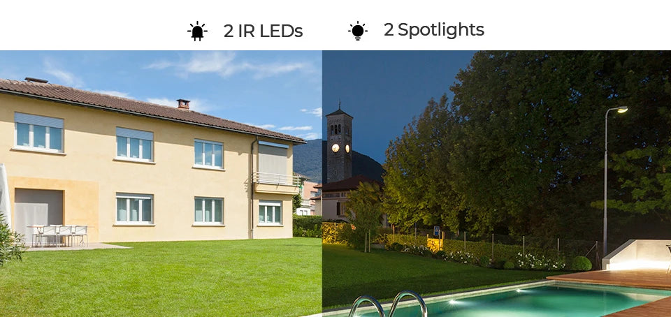 4K Outdoor Security Camera with 256GB Storage & AI Tracking
