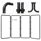 2.4x4m Foldable Green Screen Frame with Backdrop for Studio & Streaming - SH-BJQ-2440-A