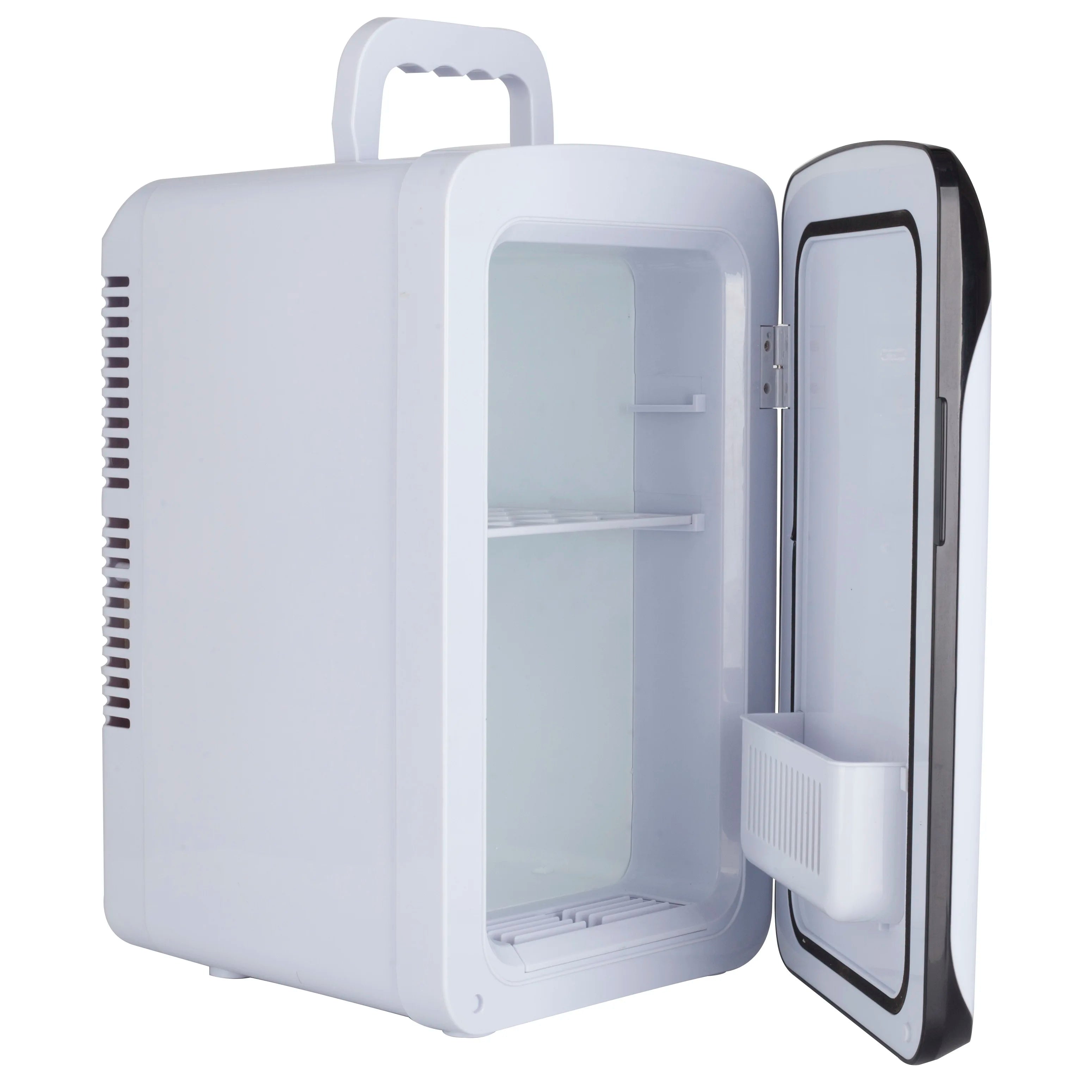 White 10L Thermoelectric Mini Refrigerator for Bedroom & Travel