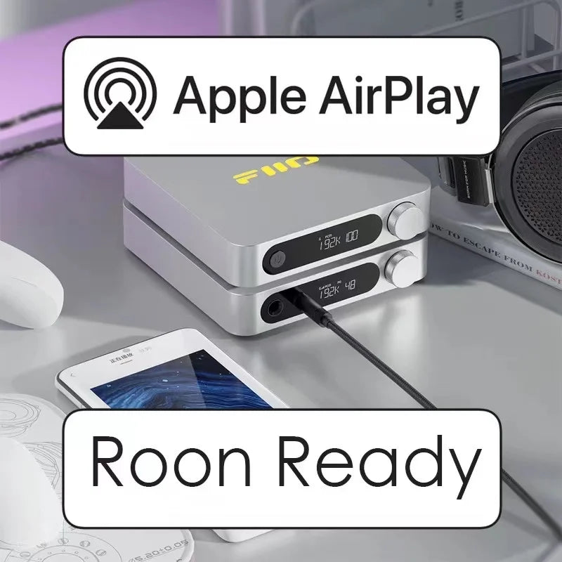 WiFi Hi-Res Audio Streamer with AirPlay & Multiroom Support