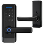 Electronic WiFi Smart Lock with Fingerprint, Code & Card Access – Fits Wooden & Steel Doors