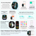 AI Smartwatch with Accurate Air Pump Blood Pressure