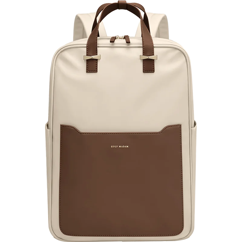 Waterproof Laptop Backpack for Women – Khaki, 14" Travel Bag