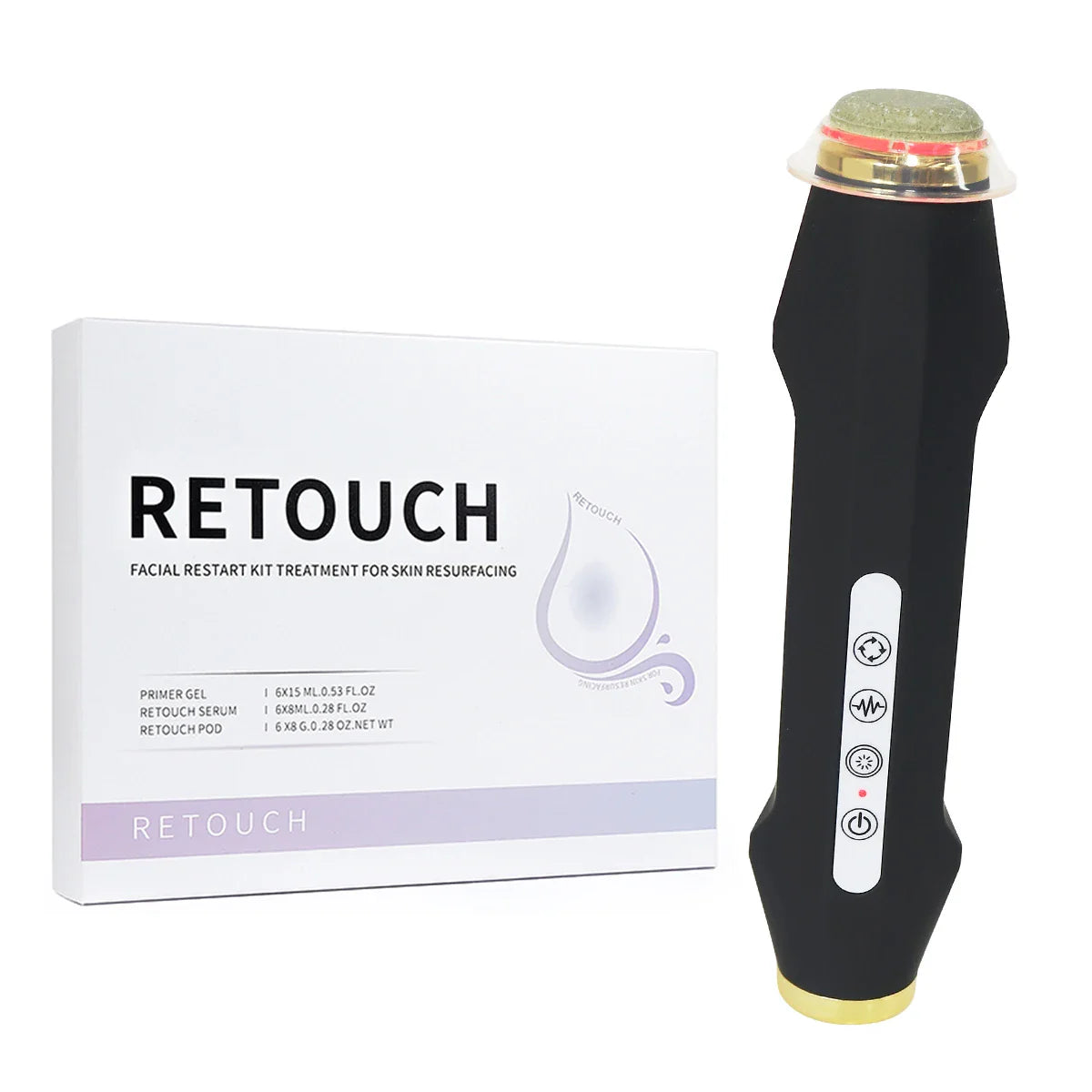 7-in-1 CO2 Bubble Oxygen Facial Machine with Retouch Kit