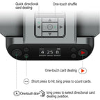 2-in-1 Automatic Card Shuffler with Rotating Dealer Function
