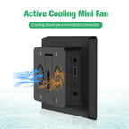 Portable 8" IPS HDMI Monitor with Touchscreen & Dual Speakers – 1280x800