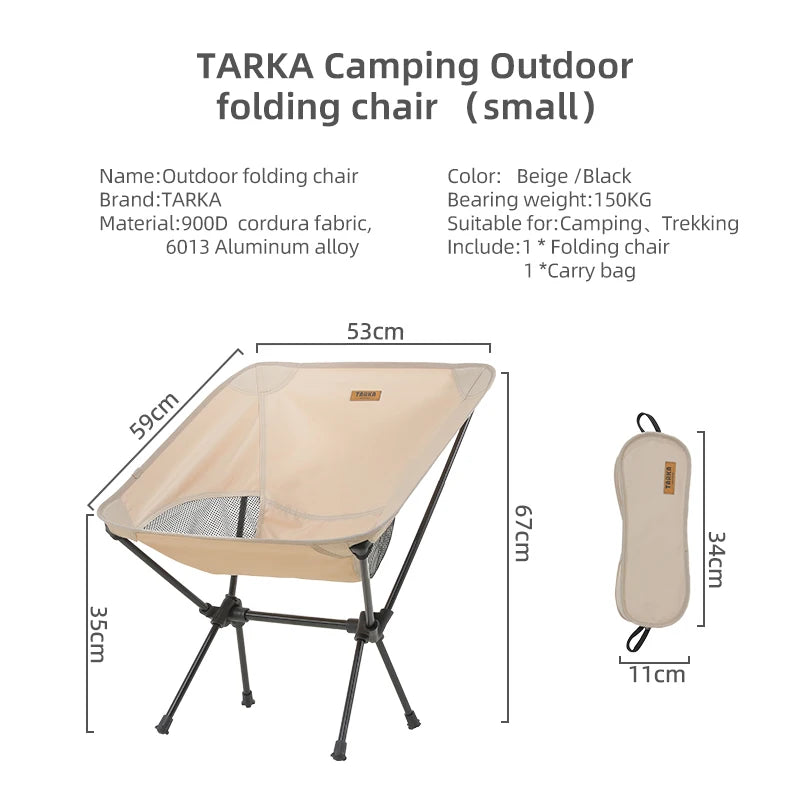Set of 2 Foldable Camping Chairs Ultralight, Sturdy & Easy-Carry Outdoor Seating