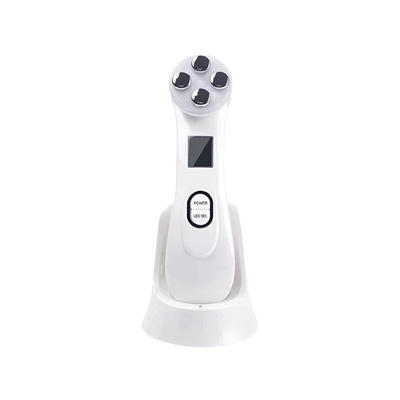 Rechargeable EMS Skin Rejuvenation Device – White with Box
