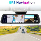 1080p Dual Dash Camera with GPS, 4G, 12 inch Touch Display