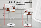 Modern Kitchen Counter Chair with Footrest, Ergonomic PU Leather & High-Resilience Foam