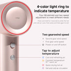 Lightweight Professional Hair Dryer with Temperature Control
