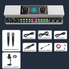 Cordless 10W Bluetooth Karaoke Speaker for Indoor Outdoor Use Y6-2WF