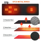 Portable USB Heated Sleeping Mat – 3-Level Adjustable, Outdoor Camping Pad