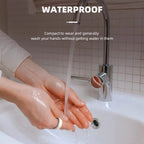 Gold Smart Ring with Heart Rate, SpO2, Temp & Sleep Tracking Waterproof 10-Day Battery Life