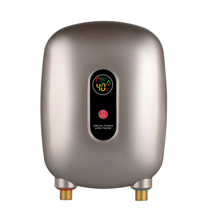 Golden 3500W Electric Tankless Hot Water Heater for Kitchen & Bathroom Use