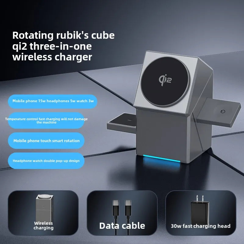 15W Magsafe Wireless Charging Stand for Multiple Devices