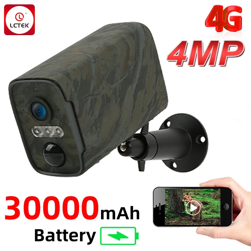 Outdoor 4MP Hunting Camera with Night Vision and Audio