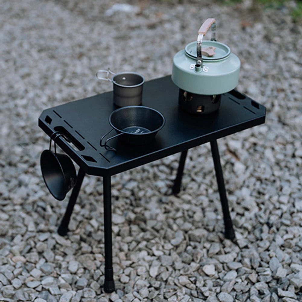 Portable Outdoor Picnic Table, Waterproof Aluminium Alloy Build