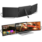 14.1-inch Portable Laptop Screen Extender with Dual FHD