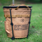 20L Outdoor Folding Cooler Bag Tactical Backpack for Ice Storage, Camping, Picnic & Fishing