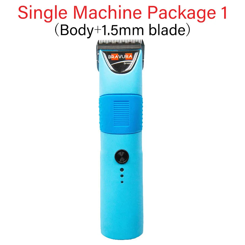 High-Power Pet Grooming Clippers with Adjustable Speed Settings Package One