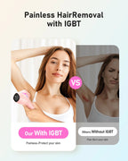 Home IPL Hair Remover 9 Levels Painless White