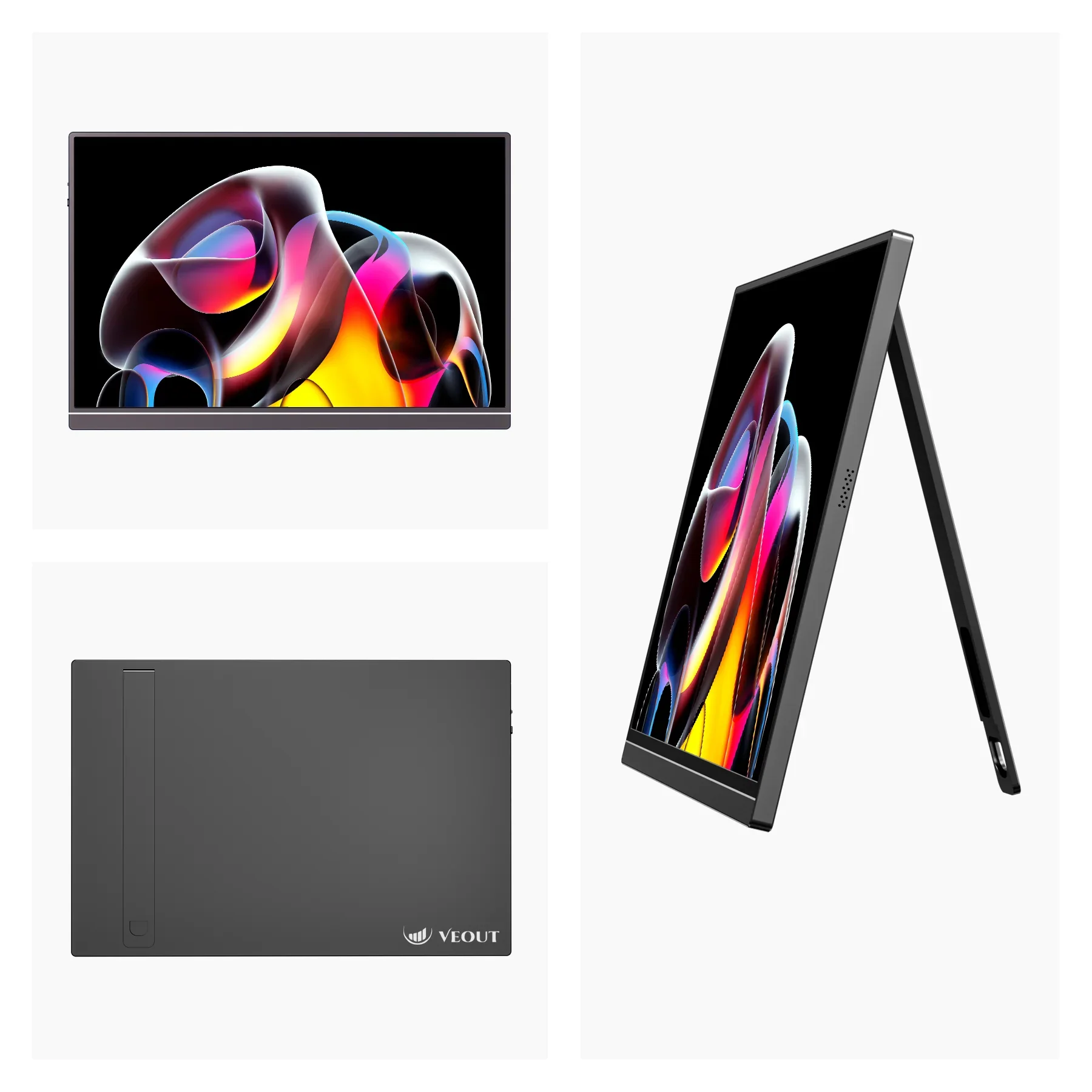 16" Portable 1080p Gaming Monitor with USB & Speakers