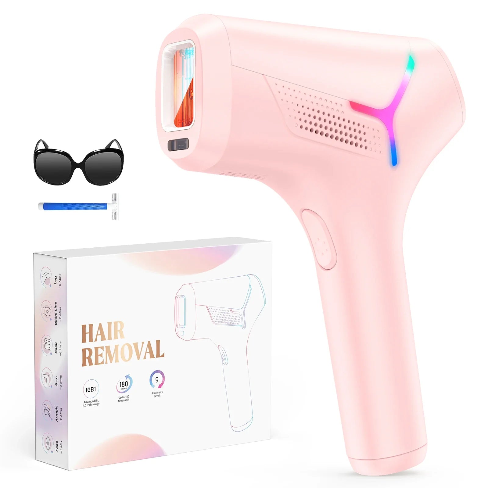 Home Laser Epilator 4 Weeks Permanent Hair Reduction