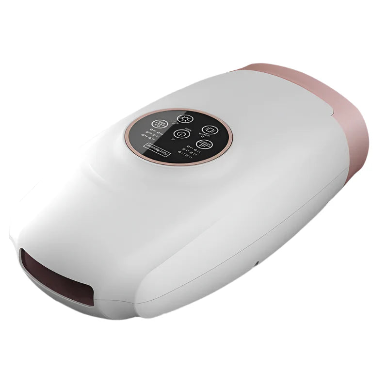 Cordless Electric Hand Massager with Heat & Compression Ivory