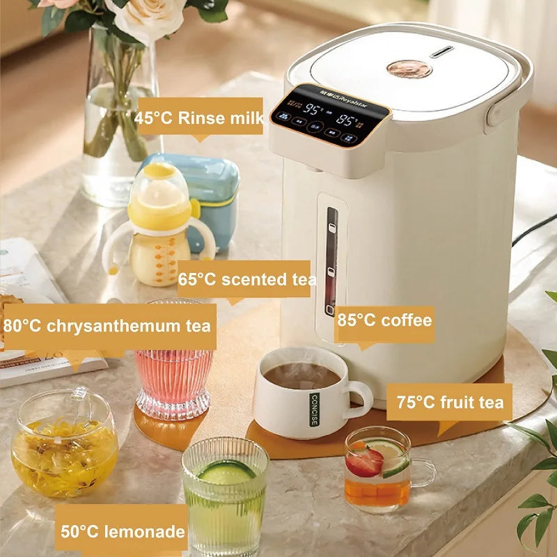 1600W 5L Electric Water Boiler with 14-Level Temp Control & Auto Dispense