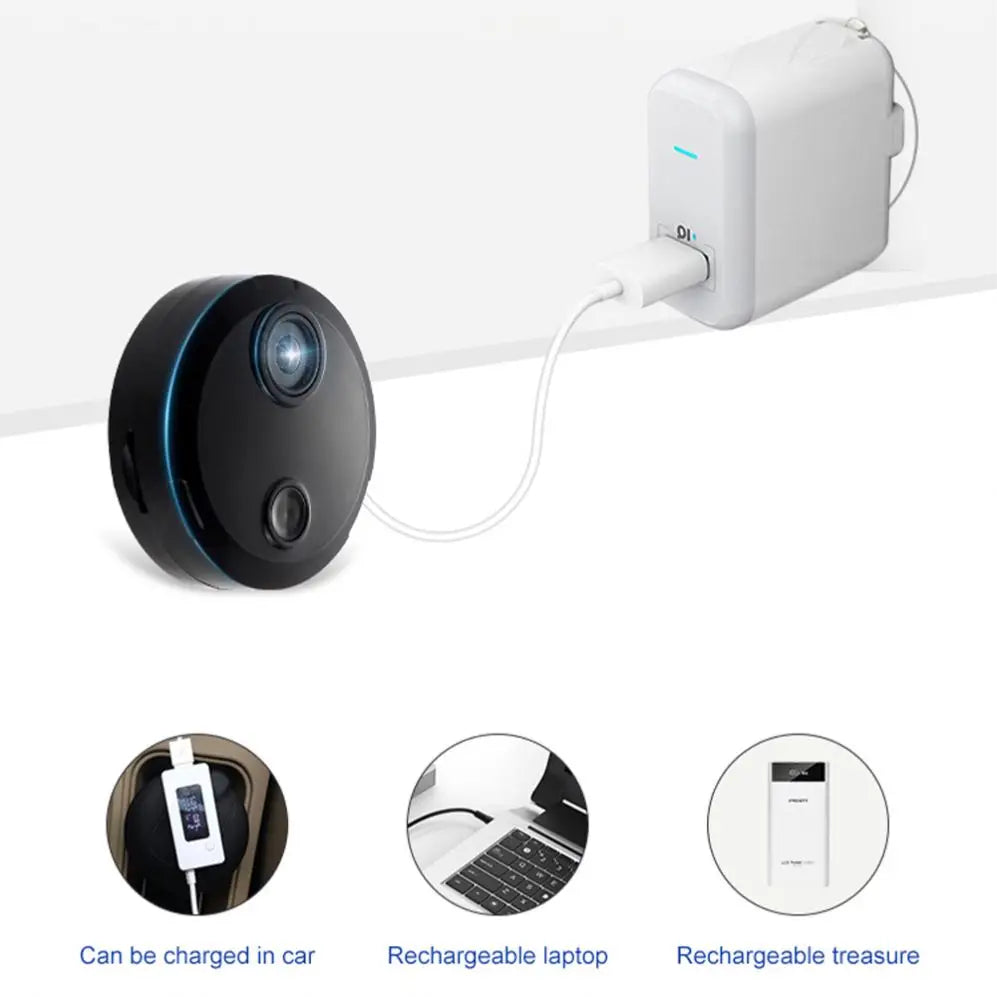 Wireless 2K Indoor Outdoor Mini Camera with Motion Alerts