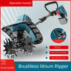 Portable Electric Rotary Tiller for Home Gardening Tasks 1