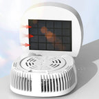 Solar Powered Desktop Fan – Quiet, Foldable, Solar Charging