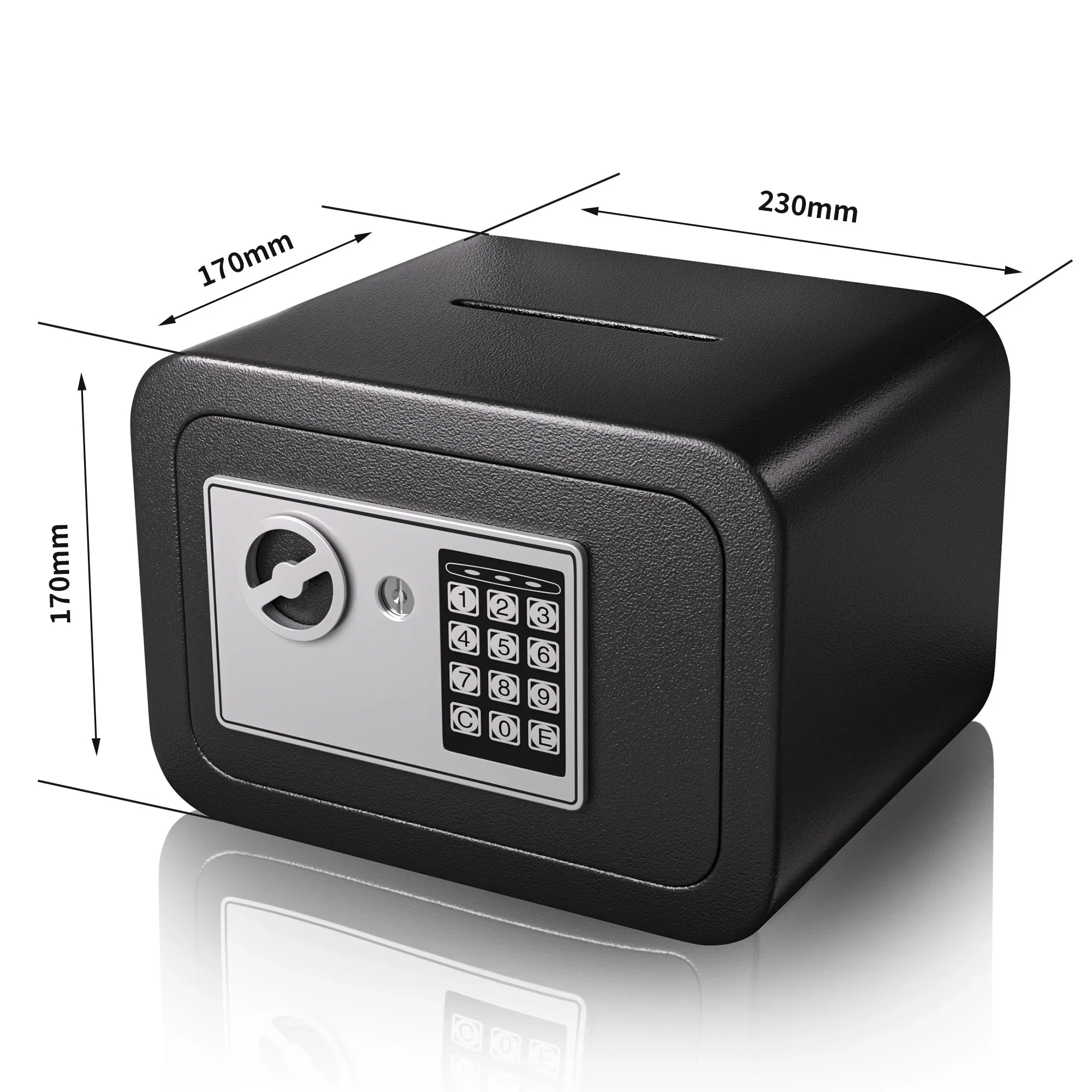 Portable Home Office Safe Box with Electronic Lock