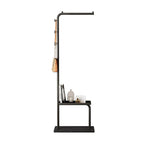 Adjustable Wrought Iron Coat Rack Freestanding Living Room & Bedroom Hanger