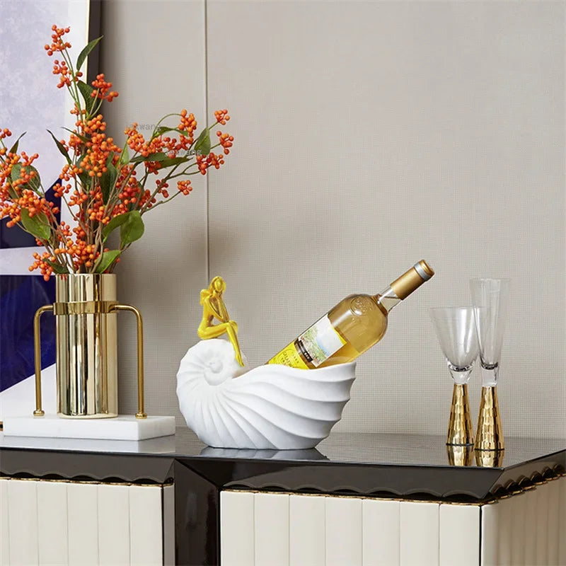 Sleek Multi-Purpose Wine Rack & TV Cabinet Home, Kitchen, or Living Room Decor