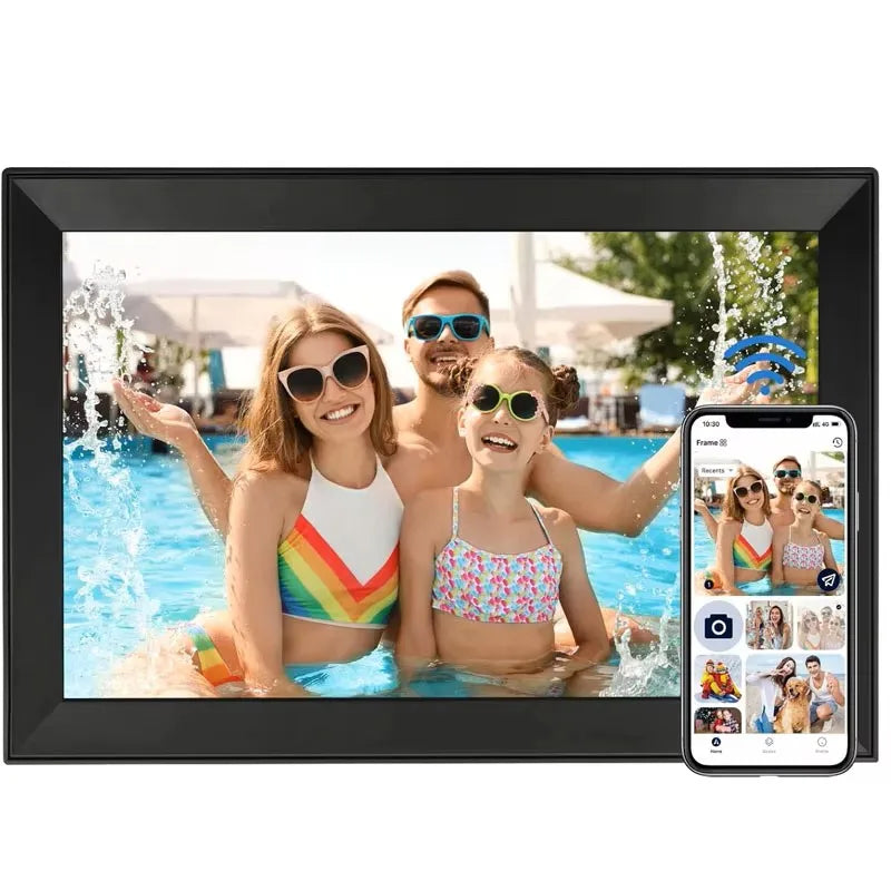 1080p 15.6" WiFi Digital Frame – Touch Display, 32GB, Black-AU Plug