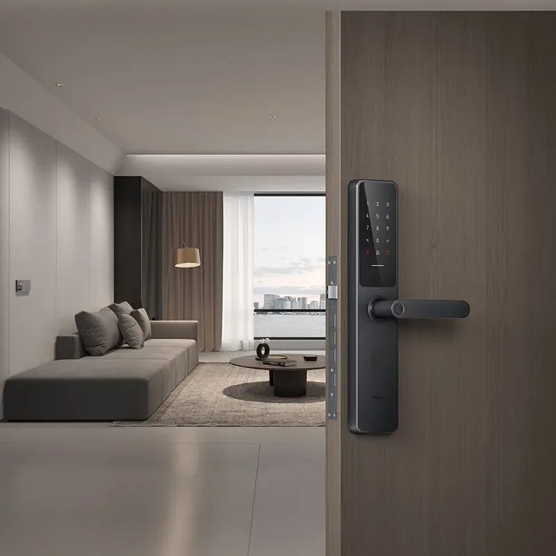 Smart Door Lock with Fingerprint and Apple Homekey for 80-120mm Doors