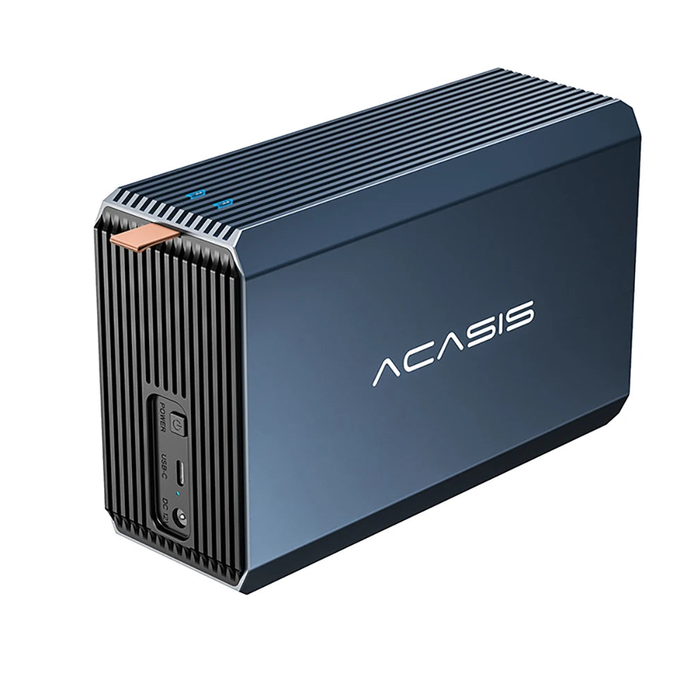 2 Bay 44TB RAID HDD Enclosure with Type-C Port