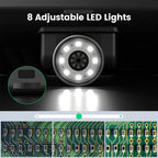 10.1" LCD Digital Microscope with 260X Zoom & LED Lights