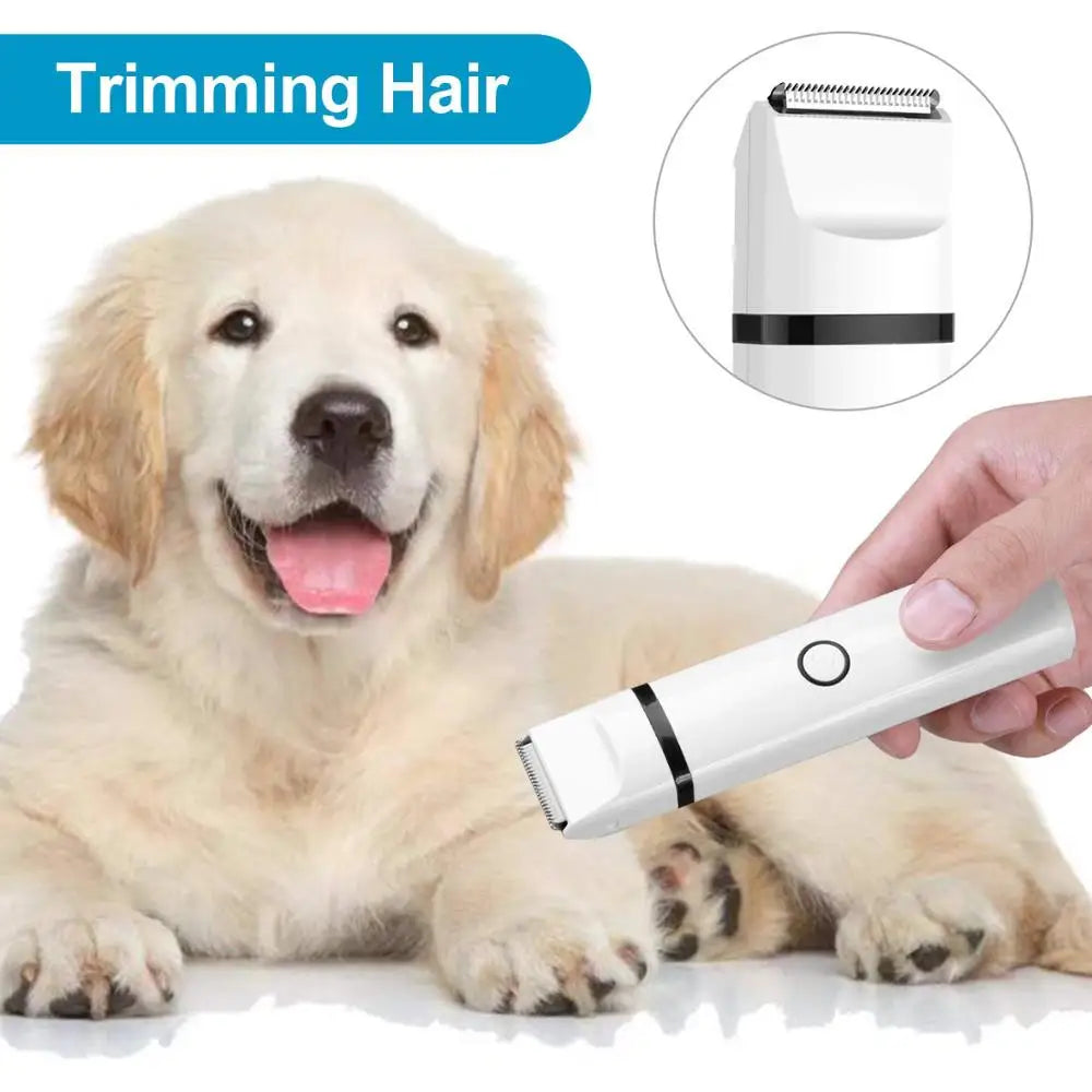 Rechargeable 3-in-1 Pet Nail Grinder and Grooming Tool