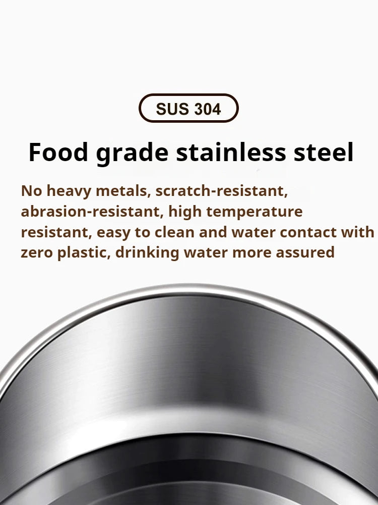 1.7L Stainless Steel Electric Kettle with LED Light & Auto Shut-Off