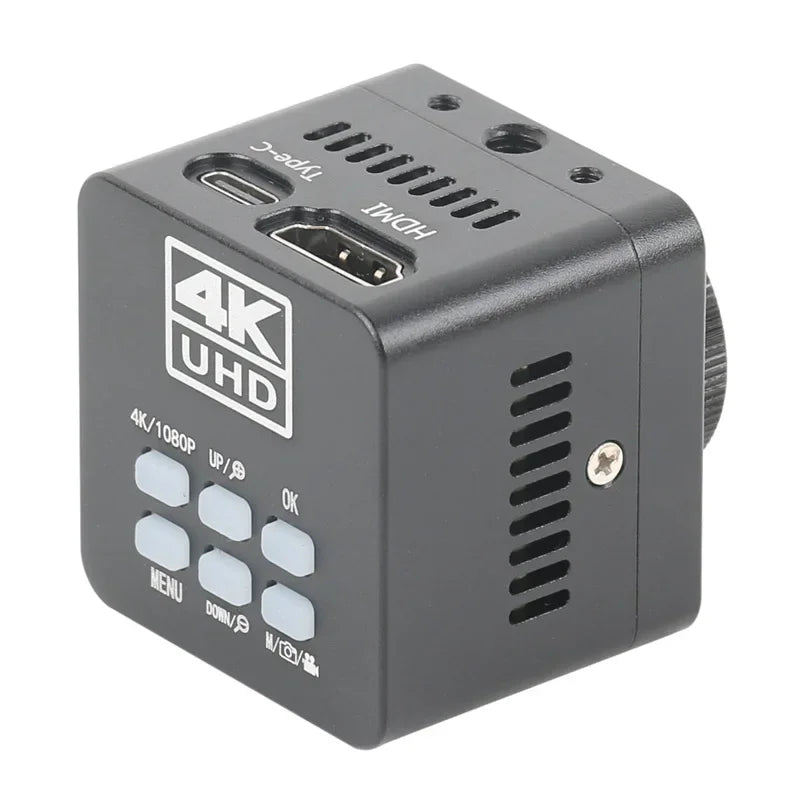 12MP 4K HDMI Type-C Digital Microscope with Lens