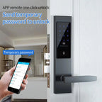 Electronic Keyless Door Lock with App, Code, Card & Mechanical Key Override